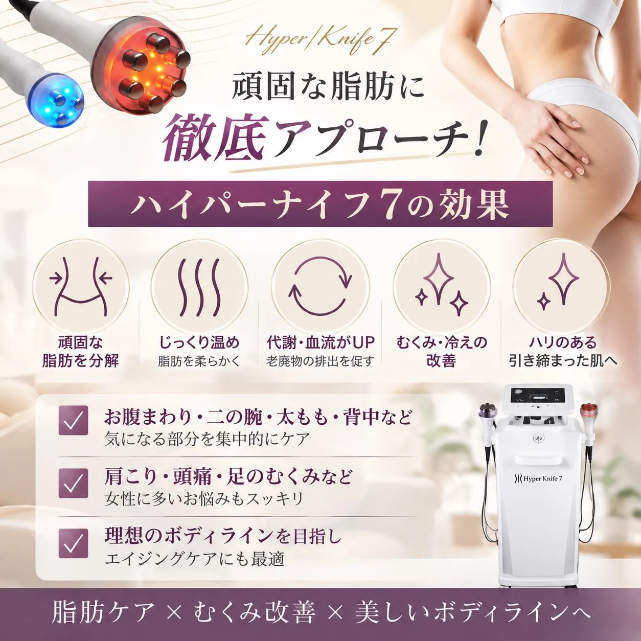 ✨ 頑固な脂肪に徹底アプローチ! ✨